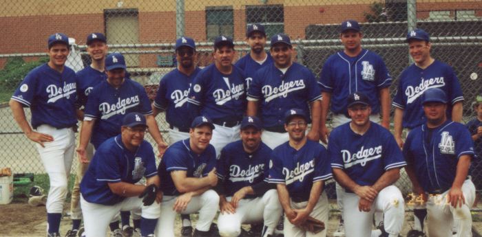 2001 Dodgers team picture